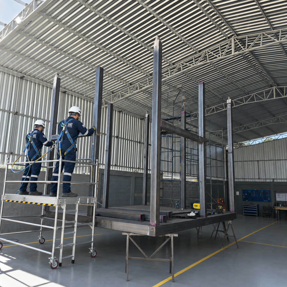 Montagem da estrutura do módulo, XSE Solutions